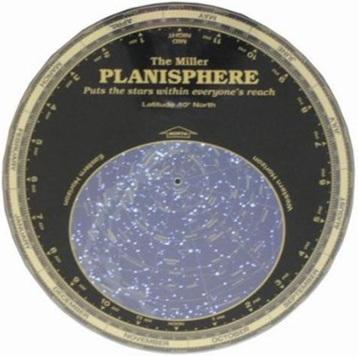 Planisferio Miller tamaño grande para latitudes 35N a 45N