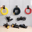 Organizador cables garaje 8uds correas resistentes