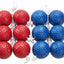 6 Pelotas Golf Repuesto Juego Escalera 3 Rojos 3 Azules