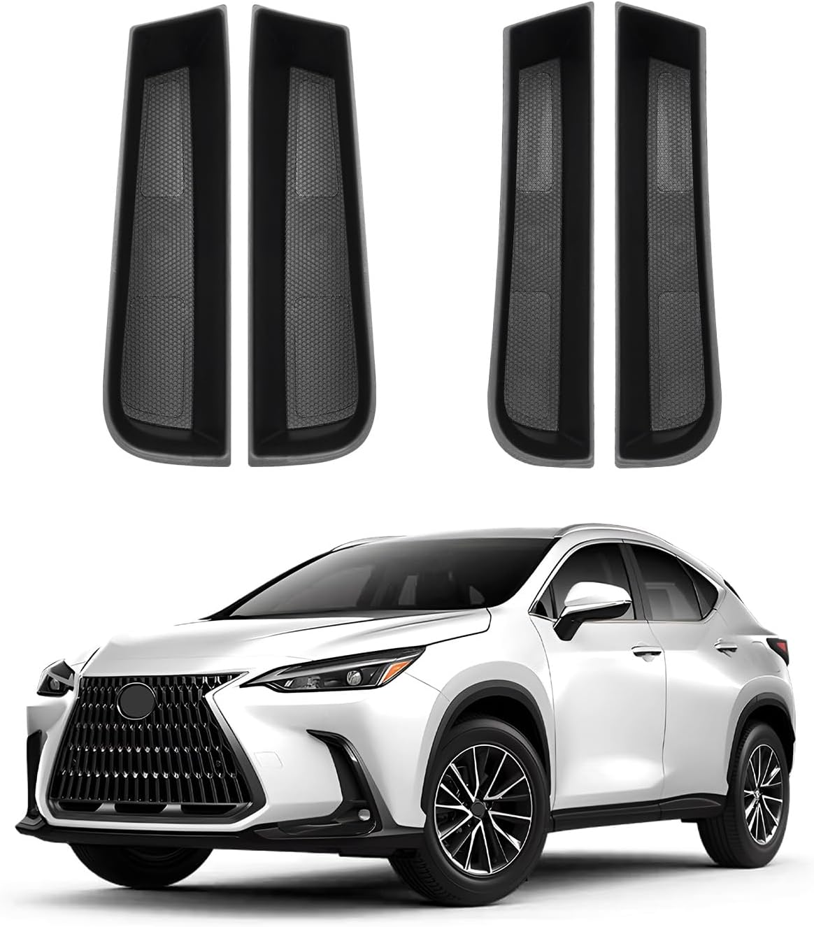 4 Organizadores puerta Lexus NX 2025 para accesorios