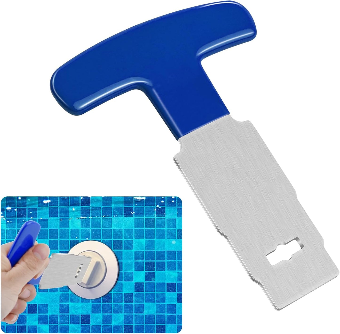 Herramienta extracción tapones piscina spa retorno