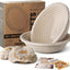Set 2 Cestas Banneton Madera 21,6cm Con Forro Antiadherente