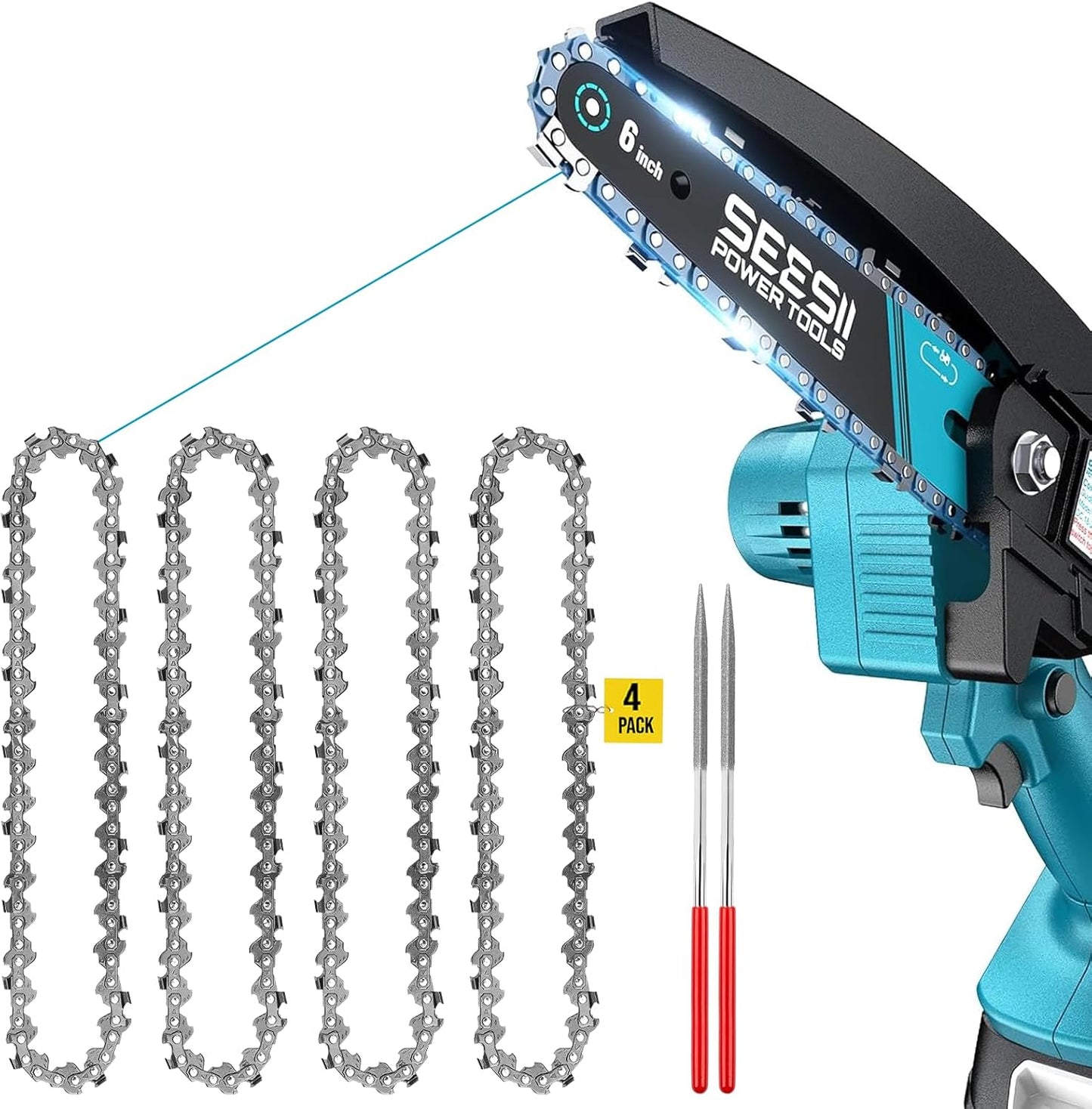 4 Cadenas Motosierra 6" 36DL para M6 Lite/Plus P6