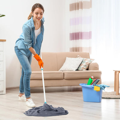 10 Pzas Toalla Microfibra 30x20pulg para Piso Reutiliz.