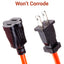 Cable extensión exterior 100ft 16/2 SJTW enchufe polarizado