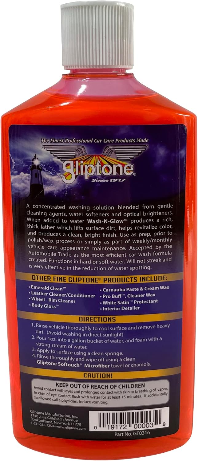Jabón lavado auto 16oz pH neutro brillo potenciador