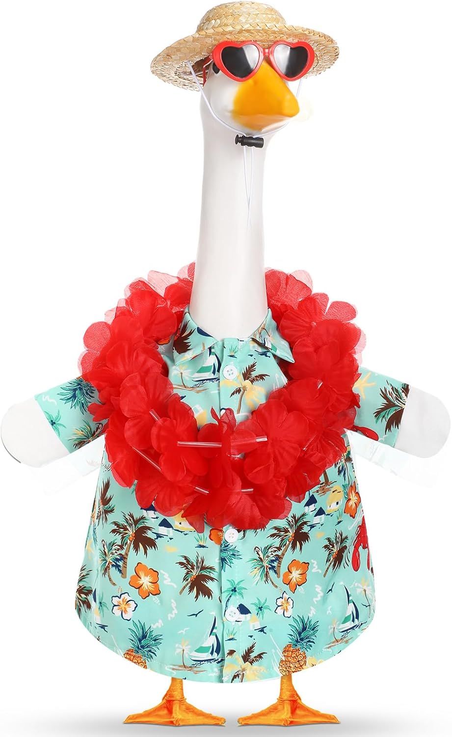 Traje ganso verano césped 23pulg ropa hawaiana luau