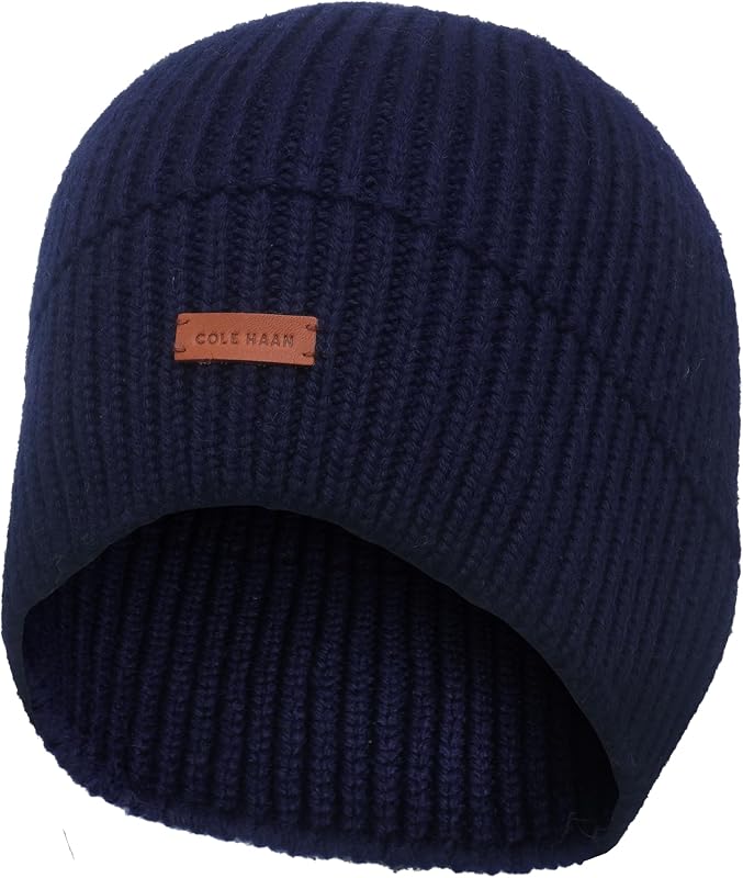 Gorro punto para hombre diseño sin puños comodidad lujo