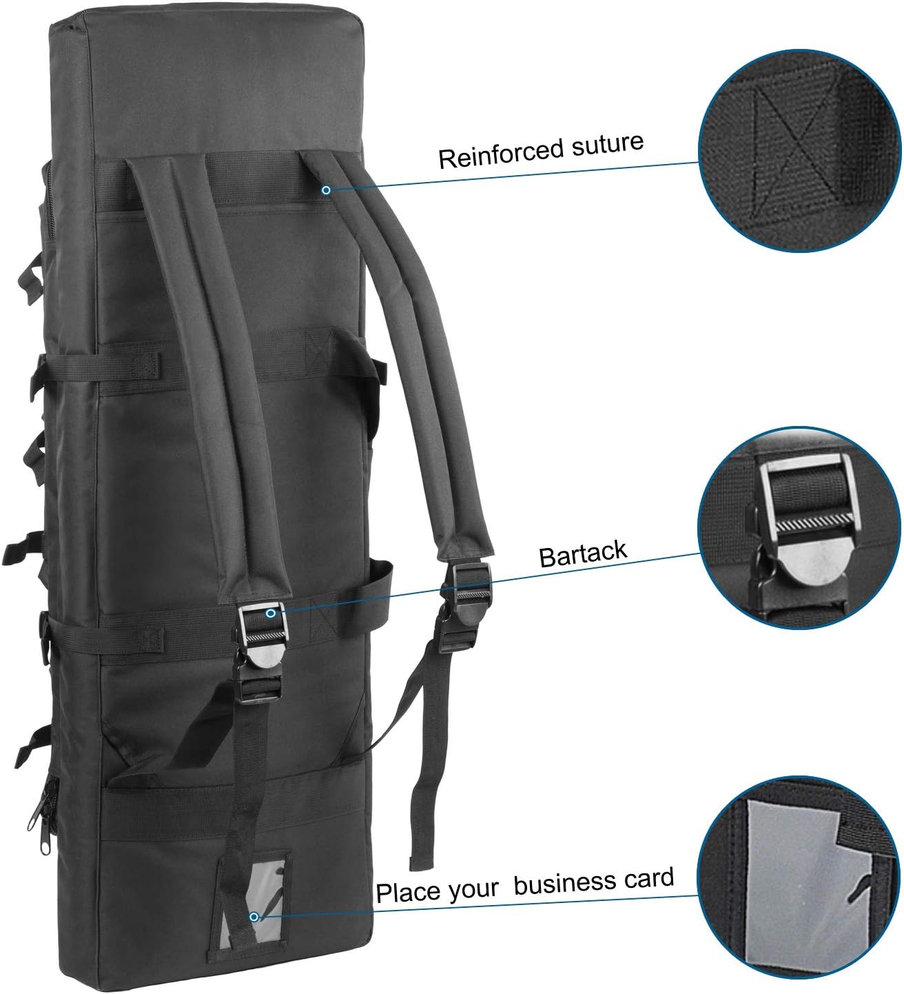 Bolsa táctica para armas al aire libre resistente al agua