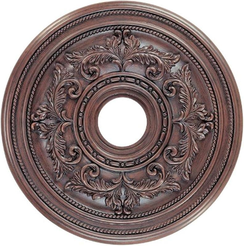 Medallón techo bronce imperial 22.5pulg