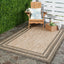 Alfombra decorativa impermeable 4x5ft7" color negro
