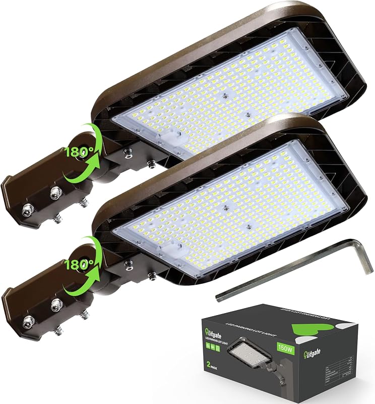 Luz LED estacionamiento 150W 22500lm IP65 ajustable