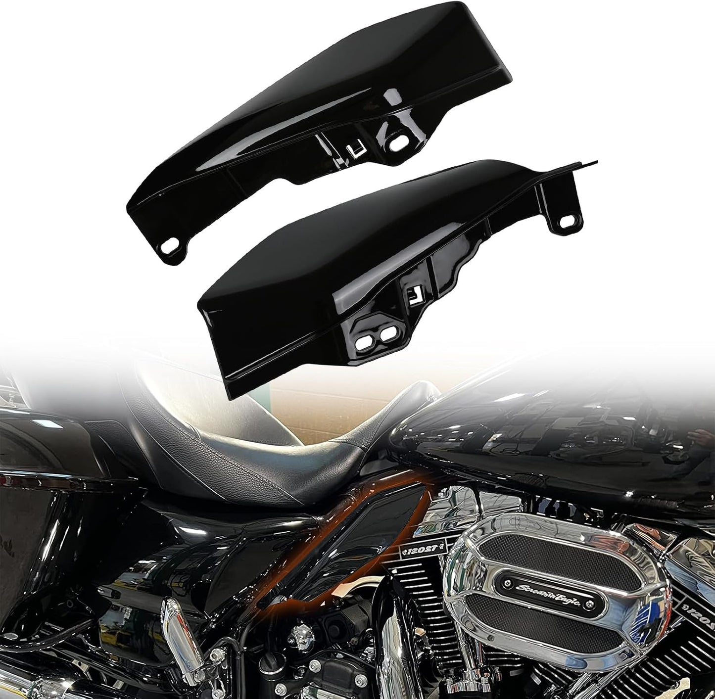 Kit deflectores aire Harley Davidson 09-24 negro