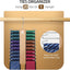 Organiz. corbatas madera giratorio antiderrap 40uds