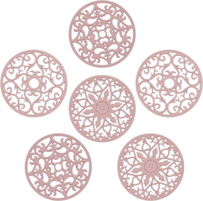 Salvamanteles silicona multiusos 6 pzas color