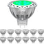 Bombilla LED MR16 7W 12V luz verde 700lm 35°