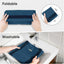 Bolsa almacenamiento tela Oxford con cremallera 2 Uds azul
