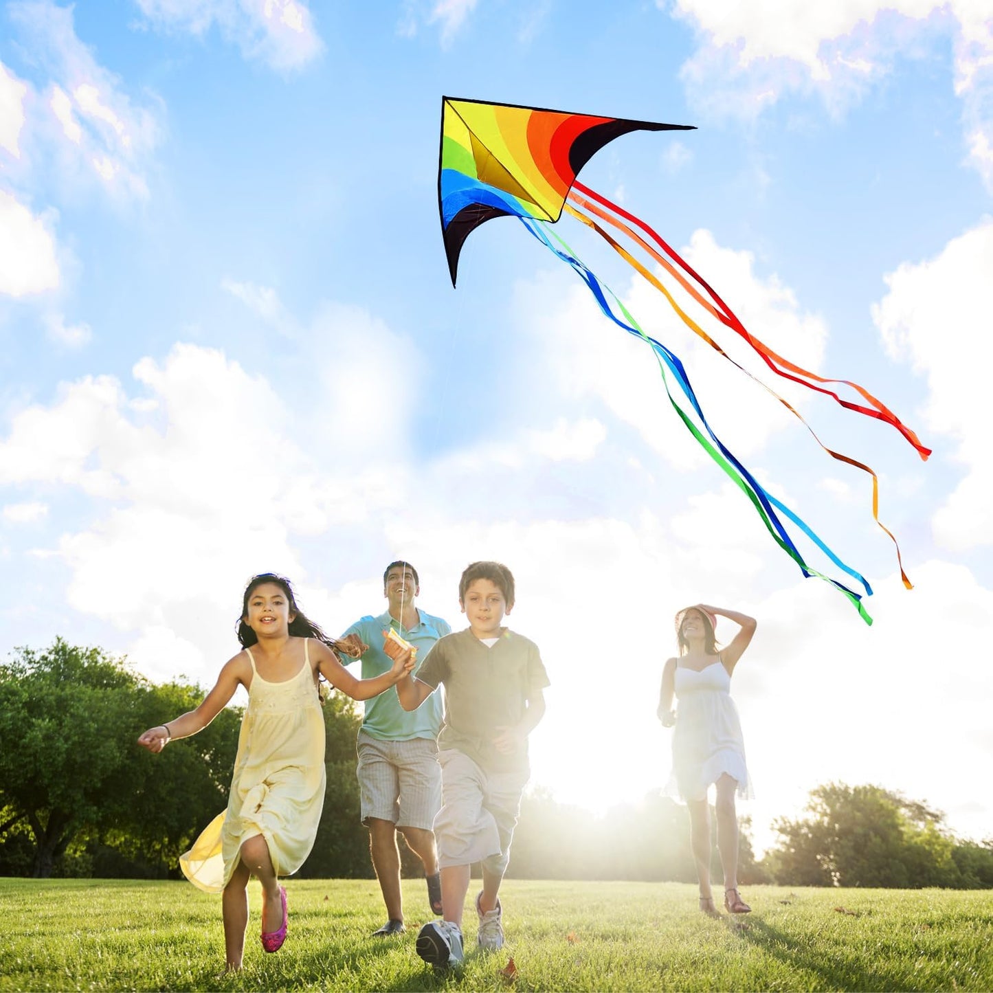 Kite para niños 4-8 y adultos fáciles de volar playa