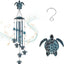 Campanillas viento tortuga aluminio jardín