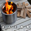 Mini Fire Stick pino seco 4" leña estufa fogata parrilla