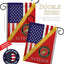 Bandera USMC Semper Fi para decorar patio pequeño