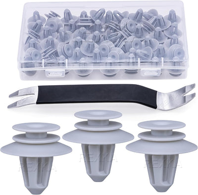 41 Clips Retención Techo Nailon Gris para Mercedes Sprinter
