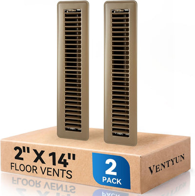 Cubiertas ventilación suelo 2x14pulg metal polvo bordes seguros