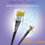 Cables parche Cat6a 0.5ft 24 pzas delgados flexible 550MHz
