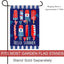 Bandera patriótica jardín 12.5x18pulg