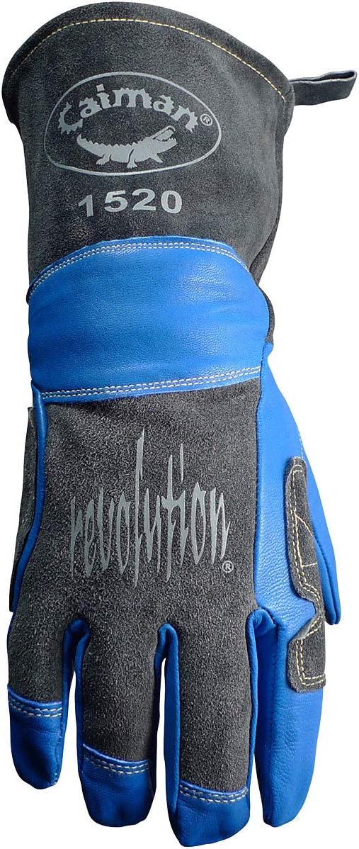 Guantes soldadura MIG/STICK Kontour Kevlar lana azul/negro