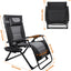 Silla plegable reclinable acero para jardín terraza