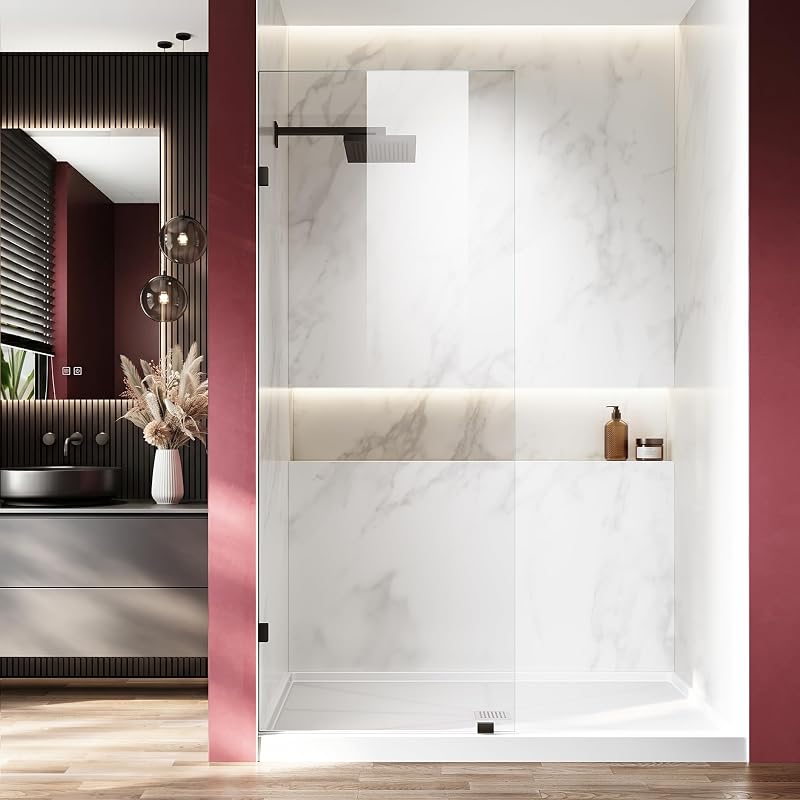 Puerta ducha vidrio templado 30.5x78.75pulg transparente