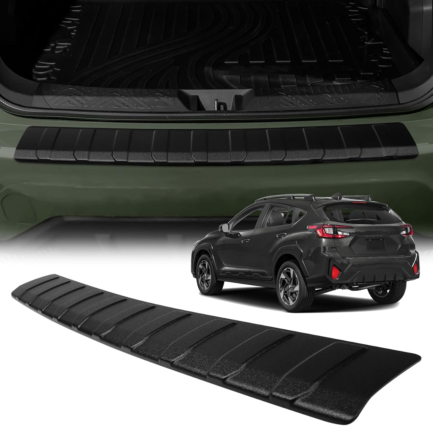 Protector parachoques trasero Subaru Crosstrek plástico ABS