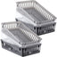 6 Cestas Plástico 6.5x2.4" Organizadoras Cajones Aula