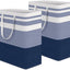 2 Cestas Lavandería Impermeable 100L Plegable Azul