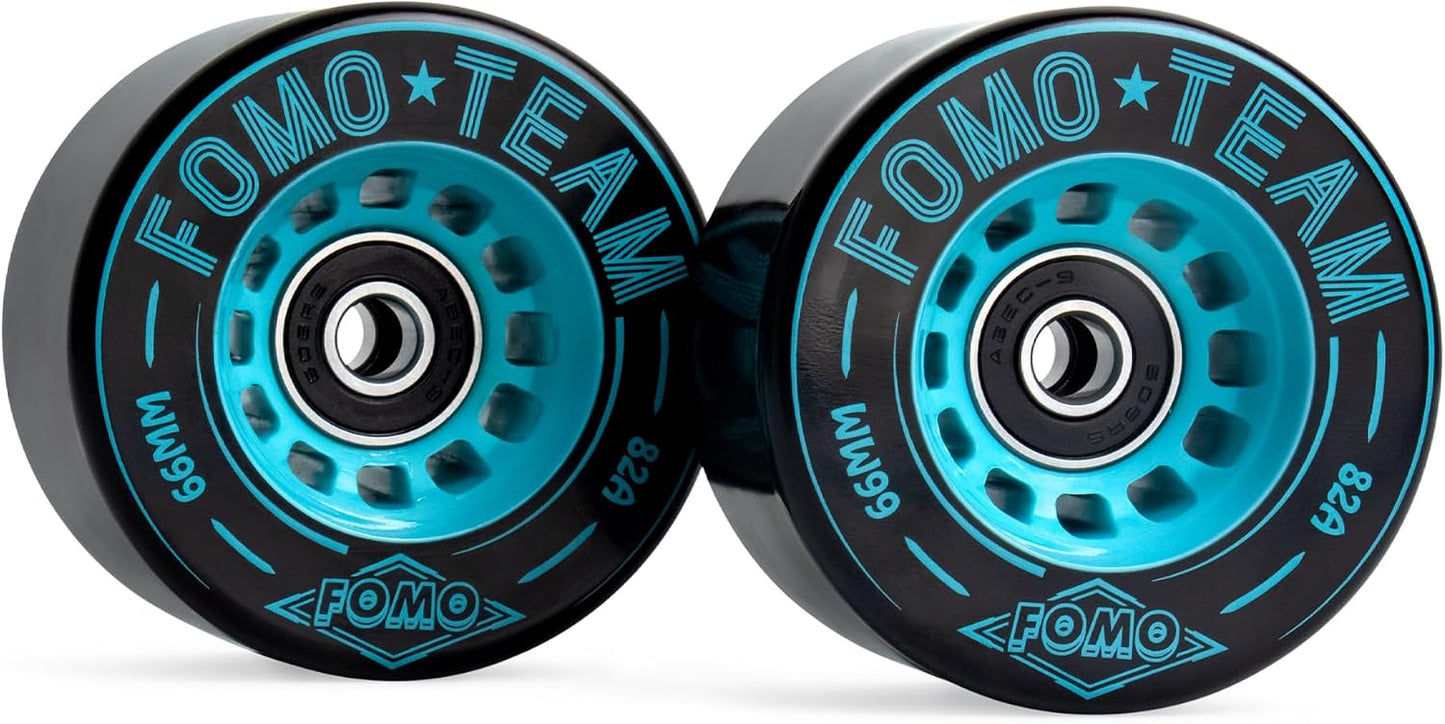 Ruedas patinaje velocidad 2.598x1.496" ABEC-9 82A set 8