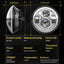 Faro LED 7pulg para Harley Electra Glide con luces