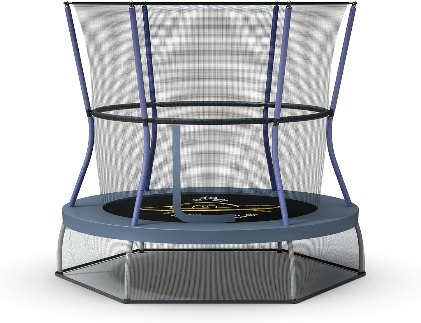 Mini trampolín con red de seguridad