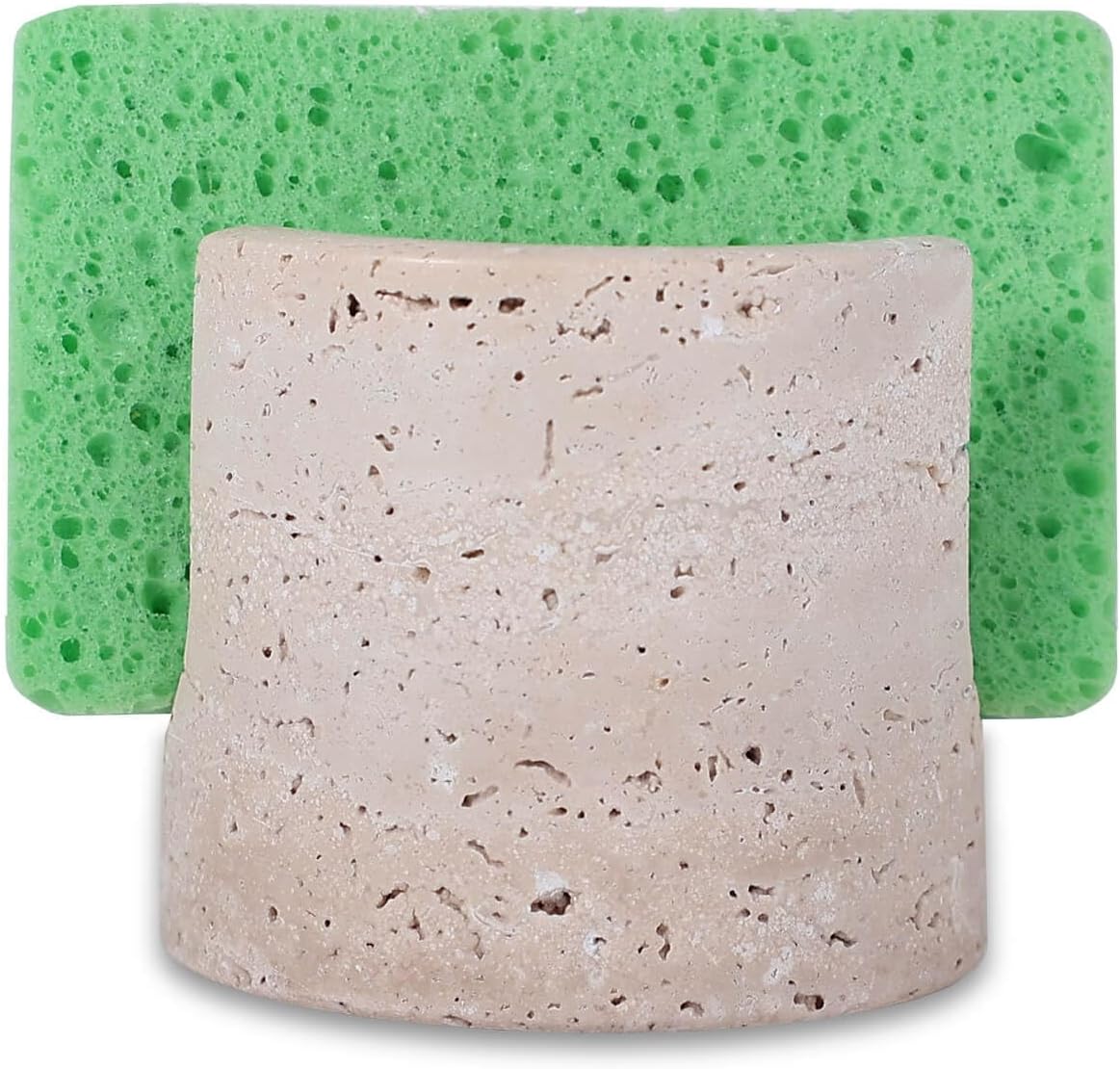 Soporte esponja travertino para encimera cocina