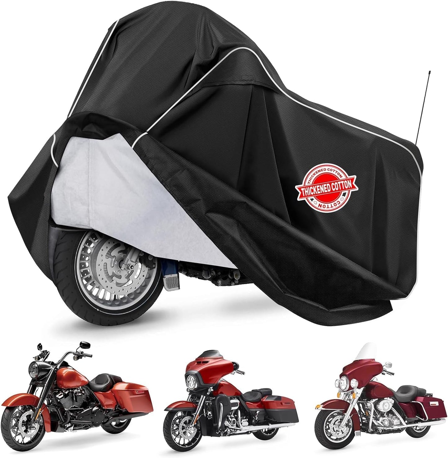 Cubierta motocicleta Harley Touring 420D impermeable