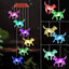 Campanas viento solar para perros exteriores luces