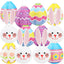 12 Linternas Pastel Estilos Huevos Pascua Conejos Fiestas