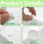 Maceta cuadrada blanca con sombrilla para patio y jardín