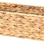 Cesta almacenamiento jacinto de agua rectangular natural