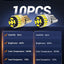 194 Focos LED 6000K W5W para coche interior