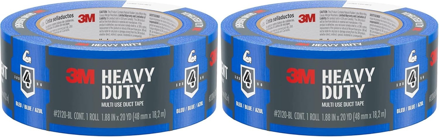 Cinta adhesiva azul 1.88pulg x 20yd resistente al agua
