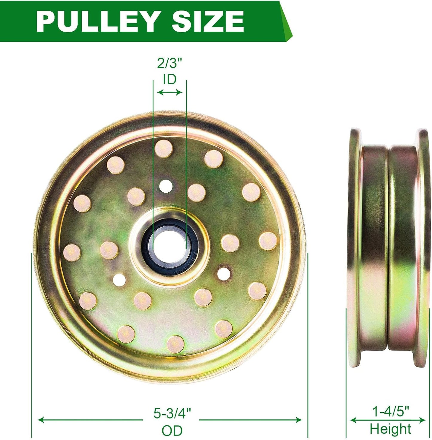 Polea loca plana Ex Mark T oro comp TimeCutter ZX