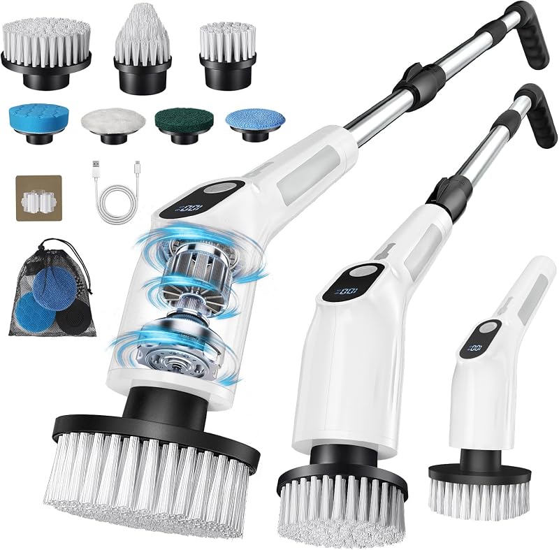 Limpiador eléctrico ducha doble interruptor azulejos bañera