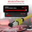 Cable Ethernet Cat 8 con conectores RJ45 para set y LAN