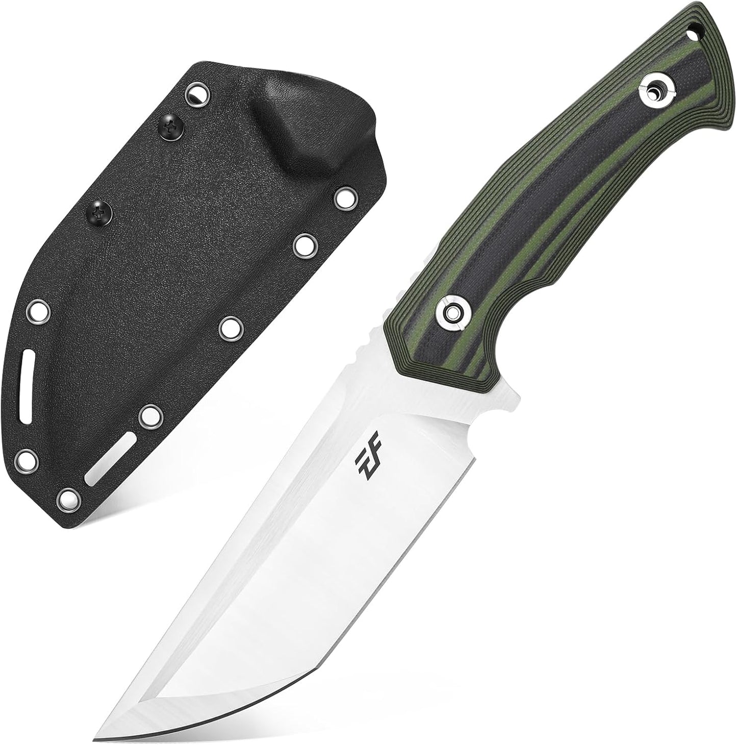 Cuchillo fijo hoja DC53 mango G10 EDC para trabajo y acampar